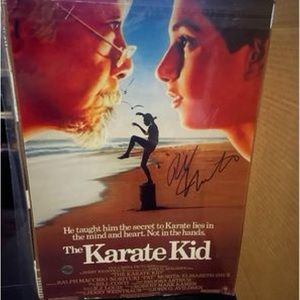 Ralph Macchio Signed The Karate Kid 11x17 Movie Poster Elite Authentication COA